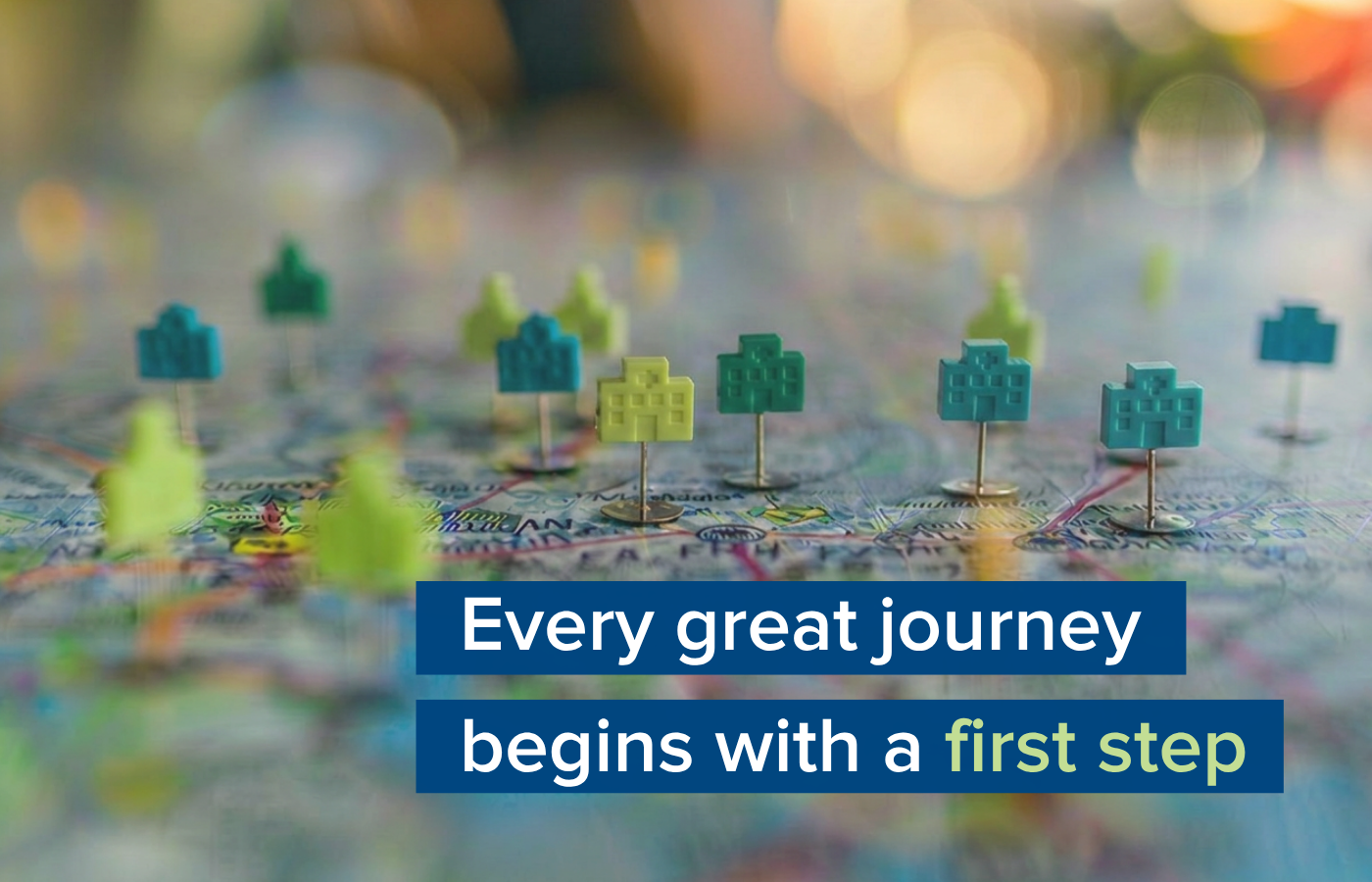 Every great journey begins with a first step