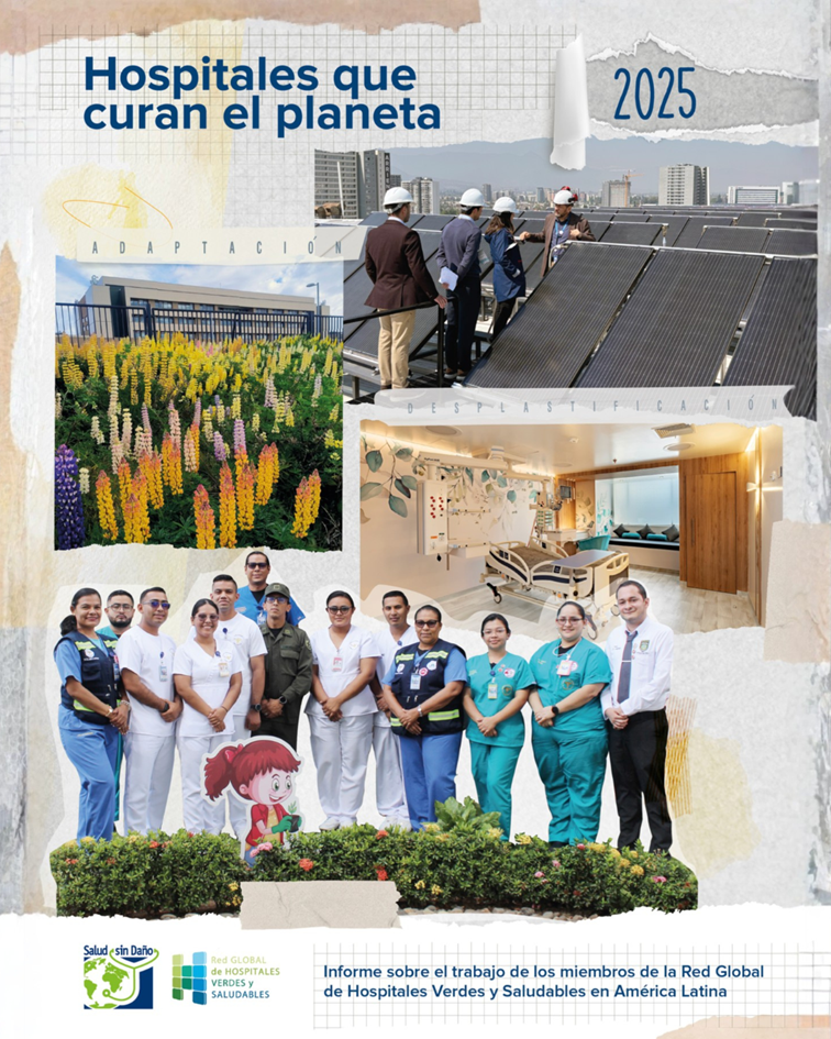 Tapa del informe Hospitales que curan el planeta 2025
