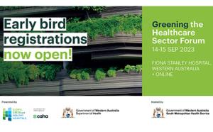 Greening the healthcare sector forum